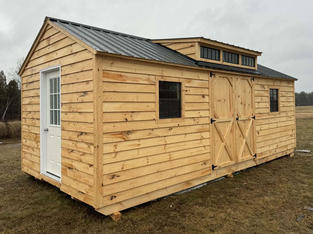 Shed with Clap Board Siding